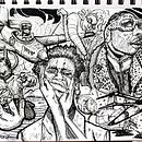 Mis mamarrachos. Een project van  Schetsen, Tekening met potlood,  Tekening, Sketchbook y  Illustratie met inkt van Kevin Hbl - 11.09.2022