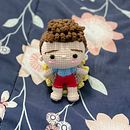 My project for course: Amigurumi: Learn to Crochet People Ein Projekt aus dem Bereich H, werk, Spielzeugdesign, Weben, Crochet, Amigurumi und Textildesign von paolasayan - 12.09.2022