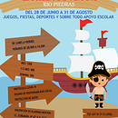 Summer Camp Poster. Graphic Design, Traditional illustration, Advertising, and Design project by Elena André Romero - 09.12.2022