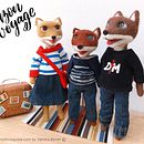 Familia Fox. Un progetto di Design di giocattoli, Cucito, DIY e Textile Design di ninetadexisqueta - 12.09.2022