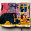 Mijn project van de cursus: Sketchbook om je tekenstijl te verkennen. Projekt z dziedziny Trad, c, jna ilustracja, Sketching, Kreat, wność,  R, sunek, Malowanie akwarelą, Sketchbook i Malowanie gwaszami użytkownika Krishita Sloot - 12.09.2022