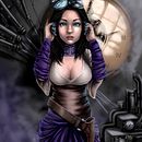 Steampunk station. Traditional illustration, Comic, Digital Illustration, Concept Art, and Digital Painting project by Luis Enrique Rodríguez - 10.24.2018