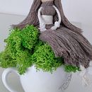 Tablouri cu personaje din macrame . Ilustração tradicional projeto de Mitu Liliana - 12.09.2022