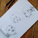 Mein Kursprojekt: Skizzenbuch für Porträts. Een project van  Schetsen,  Tekening,  Portrettekening,  Artistieke tekening y Sketchbook van Bernadette - 13.09.2022