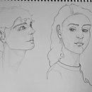 Meu projeto do curso: Caderno de retratos: explore o rosto humano. Projekt z dziedziny Sketching,  R, sunek, Portret,  R, sunek art, st, czn i Sketchbook użytkownika isabelle s - 13.09.2022