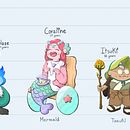 Mi proyecto del curso: Introducción al diseño de personajes para animación y videojuegos . Ilustrasi tradisional, Animasi, Desain Karakter, Video Game, Dan Desain Game proyek oleh José Antonio Martín Jurado - 09.16.2022