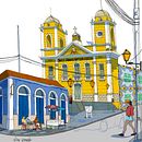 Meu projeto do curso: Ilustração arquitetônica de São Luís. Un proyecto de Ilustración tradicional, Arquitectura, Dibujo, Ilustración digital e Ilustración arquitectónica de Aline Gabriela - 21.09.2022