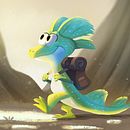 My project for course: Character Design: Illustrate an Expressive Creature. Un progetto di Illustrazione tradizionale, Character design, Disegno e Illustrazione digitale di Kevin - 16.09.2022