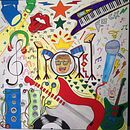 Mi proyecto del curso: Ilustración manual con capas, colores y formas. Traditional illustration, Painting, Sketching, Creativit, Acr, and lic Painting project by Juliana De Carvalho Stagi - 09.16.2022
