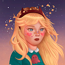 Mi proyecto del curso: Retratos digitales de fantasía con Photoshop Ein Projekt aus dem Bereich Traditionelle Illustration, Zeichnung, Digitale Illustration, Porträtzeichnung, Digitale Zeichnung und Digitale Malerei von Katherine Colls - 16.09.2022