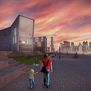 Visualización arquitectónica expresiva de exteriores. Un progetto di Architettura, Paesaggismo, Architettura digitale e ArchVIZ di Elisa Ortiz Ramírez - 16.09.2022