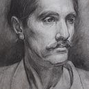 Mi proyecto del curso: Retrato realista al carboncillo. Een project van Traditionele illustratie,  Beeldende kunst,  Tekening,  Portrettekening y Realistische tekening van JEESON FRANCO VILCHEZ MORALES - 17.09.2022