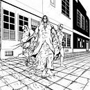 Meu projeto do curso: Narrativa visual para história em quadrinhos: ilustre seu universo. Traditional illustration, Comic, Stor, board, and Narrative project by Nietzsche Pop - 09.15.2022