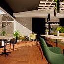 Mi proyecto del curso: Diseño de interiores para restaurantes. Een project van Interactief ontwerp, Interieurontwerp,  Interieur, Retailontwerp, Ruimtelijk ontwerp y  Ontwerp van macamanino - 14.09.2022