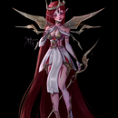 fairy queen . % Sarah Paiva tarafından hazırlanan Geleneksel illüstras, on, Tasarım, Ve Konsept Sanatı projesi - 09.17.2022