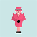 God save the Queen. Un projet de Illustration traditionnelle, Publicité, Animation, Conception de personnages , et Conception éditoriale de dyphusa - 19.09.2022