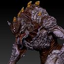 My project for course: Sculpting in ZBrush: From Concept Art to the Final Creature. Un progetto di 3D, Modellazione 3D, Videogiochi, Arte concettuale e Character design 3D di Chris Sandell - 12.09.2022
