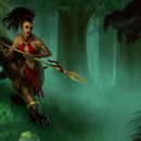 Olorin, the  protector of the primitive forest Ein Projekt aus dem Bereich Traditionelle Illustration von deserson_marylou - 28.02.2021