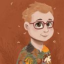 Mon projet du cours : Création de portraits animés sur Photoshop. Ilustração tradicional, Animação, Desenho, Desenho de retrato, Desenho digital e Ilustração animada projeto de Marion Bollache - 20.09.2022