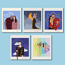 Emoções e Fantasias  . Ilustrație tradițională de Bruno Oliveira - 09.18.2022