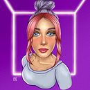 Meu projeto do curso: Retrato de personagens femininas com Procreate . Ilustrasi tradisional, Ilustrasi Digital, Dan Gambar Digital proyek oleh Kaio Farias - 09.20.2022