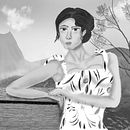 Mi proyecto del curso: Dibujo de personajes, La chica tropical. desde cero: retrata rostros y figuras. Een project van Traditionele illustratie, Ontwerp van personages y  Tekening van Adelina Santos Rodríguez - 21.09.2022