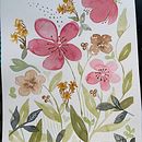 Mój projekt z kursu: Piękno akwarelowych kwiatów: poczuj więź z naturą. Un progetto di Illustrazione tradizionale, Pittura, Pittura ad acquerello e Illustrazione botanica di Magdalena Karwat - 20.09.2022