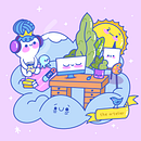 My project for course: Designing Kawaii Worlds: Spread Joy Through Illustration. Character Design, Digital Illustration, and Manga project by Nathalie Aynié - 09.21.2022