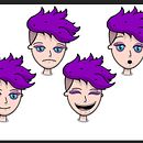 Basic self-portrait character . Design de personagens projeto de Kitty Ky - 22.09.2022