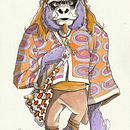 My project for course: Anthropomorphic Character Creation. Un progetto di Illustrazione tradizionale, Character design, Disegno, Illustrazione digitale e Pittura ad acquerello di Rosane Badan - 26.09.2022