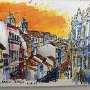 My project for course: Expressive Architectural Sketching with Colored Markers Ein Projekt aus dem Bereich Skizzenentwurf, Zeichnung, Architektonische Illustration, Sketchbook und Illustration mit Tinte von echavarriabruno - 22.09.2022