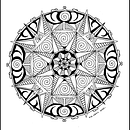 Mon projet du cours : L'art de dessiner des mandalas : créez des motifs géométriques. Drawing & Ink Illustration project by didifenil - 09.05.2022