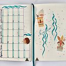Meu projeto do curso: Bullet journal criativo: aumente sua produtividade. Een project van Traditionele illustratie,  Belettering, DIY,  H, lettering, Management En Productiviteit y Craft van Sílvia Roma - 23.06.2022