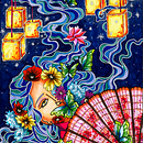 DIOSA BENZAITEN. Un projet de Illustration traditionnelle, Conception de personnages, Beaux Arts, Peinture, Créativité, Dessin au cra, on, Dessin, Carnet de croquis, Dessin aux cra , et ons de couleur de vilaro_art - 23.09.2022