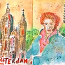 My project for course: Artistic Watercolor Sketching: Dare to Express Your Ideas. Een project van Traditionele illustratie,  Schetsen,  Creativiteit,  Tekening, Aquarelschilderen y Sketchbook van Ron van der Vlist - 23.09.2022