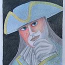 My project for course: Chiaroscuro Creative Portrait with Pencils. Traditional illustration, Pencil Drawing, Portrait Drawing, Artistic Drawing, and Colored Pencil Drawing project by Bernhard Friedrich Schlee - 09.23.2022