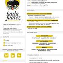 Mi proyecto del curso: Currículums para creativos: crea tu CV y carta de presentación . Communication, Design, Marketing, Traditional illustration, UX / UI, Film, Video, and TV project by Karla Juarez G - 09.22.2022