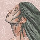 Mein Abschlussprojekt für den Kurs: Illustriertes Porträt mit Procreate. Un progetto di Illustrazione tradizionale, Illustrazione vettoriale, Illustrazione digitale e Disegno di ritratti di mary_852311 - 24.09.2022