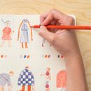 Character Sketchbook. Un proyecto de Ilustración tradicional y Sketchbook de Rachel Katstaller - 25.09.2022