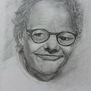 Mein Abschlussprojekt für den Kurs: Realistische Porträts mit Bleistift: Fange Geschichten und Emotionen ein Ein Projekt aus dem Bereich Traditionelle Illustration, Bleistiftzeichnung, Zeichnung, Porträtzeichnung und Realistische Zeichnung von simonefritz - 25.09.2022