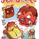 ICE-SCREAM. Un progetto di Illustrazione tradizionale, Graphic design e Illustrazione digitale di Mathias Grosso - 25.09.2022