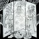 Black and White Marker drawings. Un progetto di Illustrazione tradizionale di Eliza S - 25.09.2022