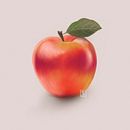 La pomme. Traditional illustration, Fine Arts, Graphic Design, Drawing, and Realistic Drawing project by Manon LE BRET - 09.25.2022