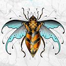 Mi proyecto del curso: Diseño de tatuajes artísticos con efectos dorados en Procreate. Un proyecto de Ilustración tradicional, Ilustración digital y Diseño de tatuajes de Michelle Martinez - 26.09.2022