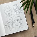 Mi proyecto del curso: Sketchbook de retrato: explora el rostro humano. Projekt z dziedziny Sketching,  R, sunek, Portret,  R, sunek art, st, czn i Sketchbook użytkownika Emmanuel Cárdenas - 26.09.2022