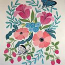 My project for course: Floral Illustration with Gouache Paint Ein Projekt aus dem Bereich Botanische Illustration und Gouachemalerei von Cindy Lammon - 26.09.2022