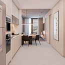 / apartamento hp!. Un proyecto de Diseño, 3D, Animación 3D, Modelado 3D, Diseño 3D, Arquitectura, Arquitectura interior, Arquitectura digital, Ilustración arquitectónica, Fotografía arquitectónica y Visualización arquitectónica de Karine Lima - 26.09.2022