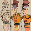 Mi proyecto del curso: Diseño de personajes retro para animación. Un proyecto de Animación, Animación 2D y Diseño de personajes 3D de Sebastian Piedrahita Cárdenas - 20.10.2022