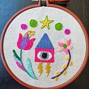 Mi proyecto del curso: Bordado contemporáneo con puntos tradicionales mexicanos. Projekt z dziedziny Craft,  Haft,  Tkactwo, Wzornictwo tekst i liów użytkownika Judith Hernández - 26.09.2022