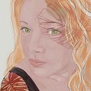 Retrato ilustrado con Procreate. Traditional illustration project by pgundert - 09.27.2022